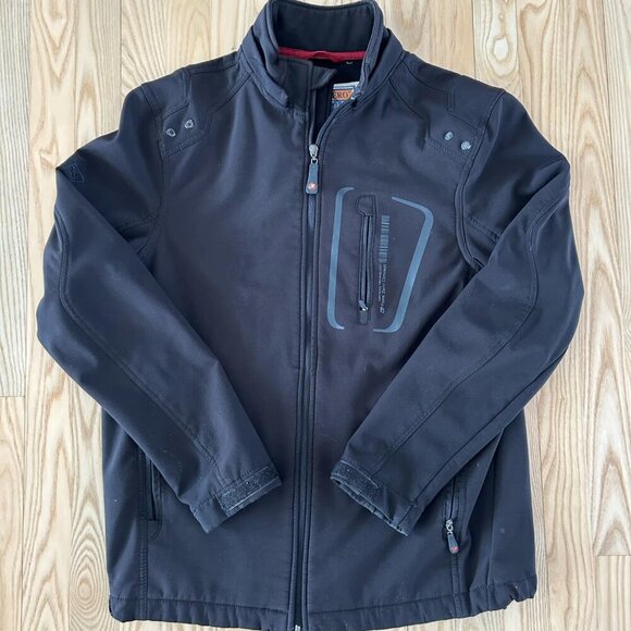 Point Zero Other - Point Zero Black Softshell Jacket - Small